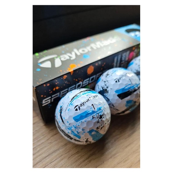 TaylorMade SpeedSoft Ink Blue piłki golfowe, 4szt.