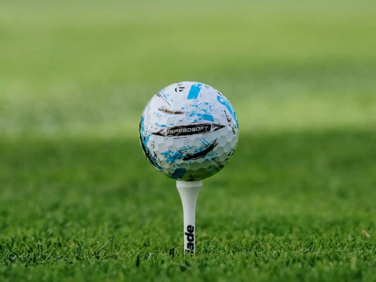 TaylorMade SpeedSoft Ink Blue piłki golfowe, 4szt.