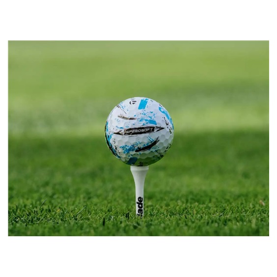 TaylorMade SpeedSoft Ink Blue piłki golfowe, 4szt.