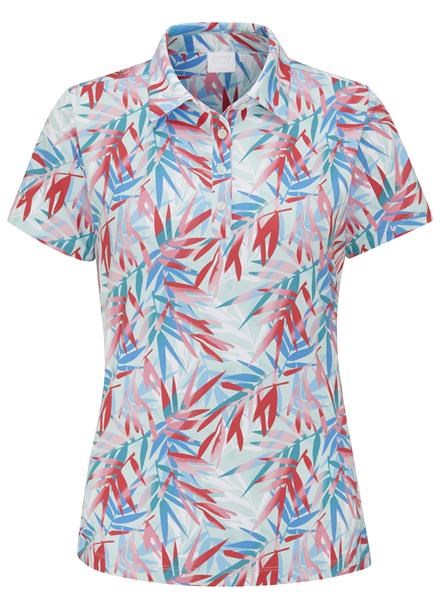 Ping  Aeria Printed damskie polo, tropic retreat