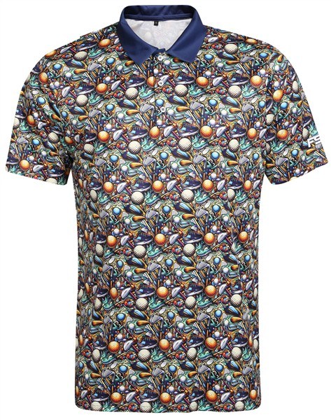 Fashion Sports Wear Bergen męskie polo, navy/green