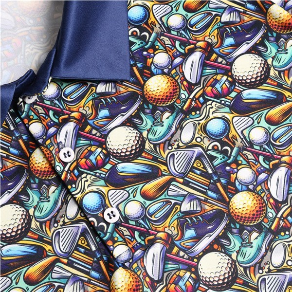 Fashion Sports Wear Bergen męskie polo, navy/green