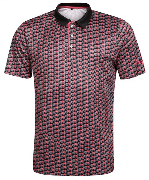 Fashion Sports Wear Nairobi męskie polo, czarno/różowe