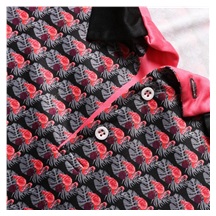 Fashion Sports Wear Nairobi męskie polo, czarno/różowe