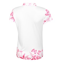 Fashion Sports Wear Tirana Pink damskie polo, biało/różowe
