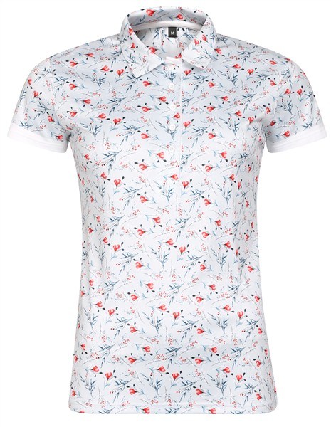 Fashion Sports Wear Malaga damskie polo, szaro/czerwone