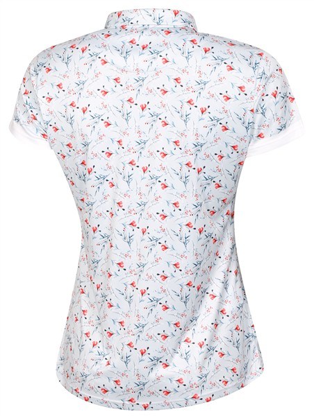 Fashion Sports Wear Malaga damskie polo, szaro/czerwone