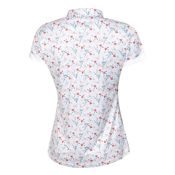 Fashion Sports Wear Malaga damskie polo, szaro/czerwone