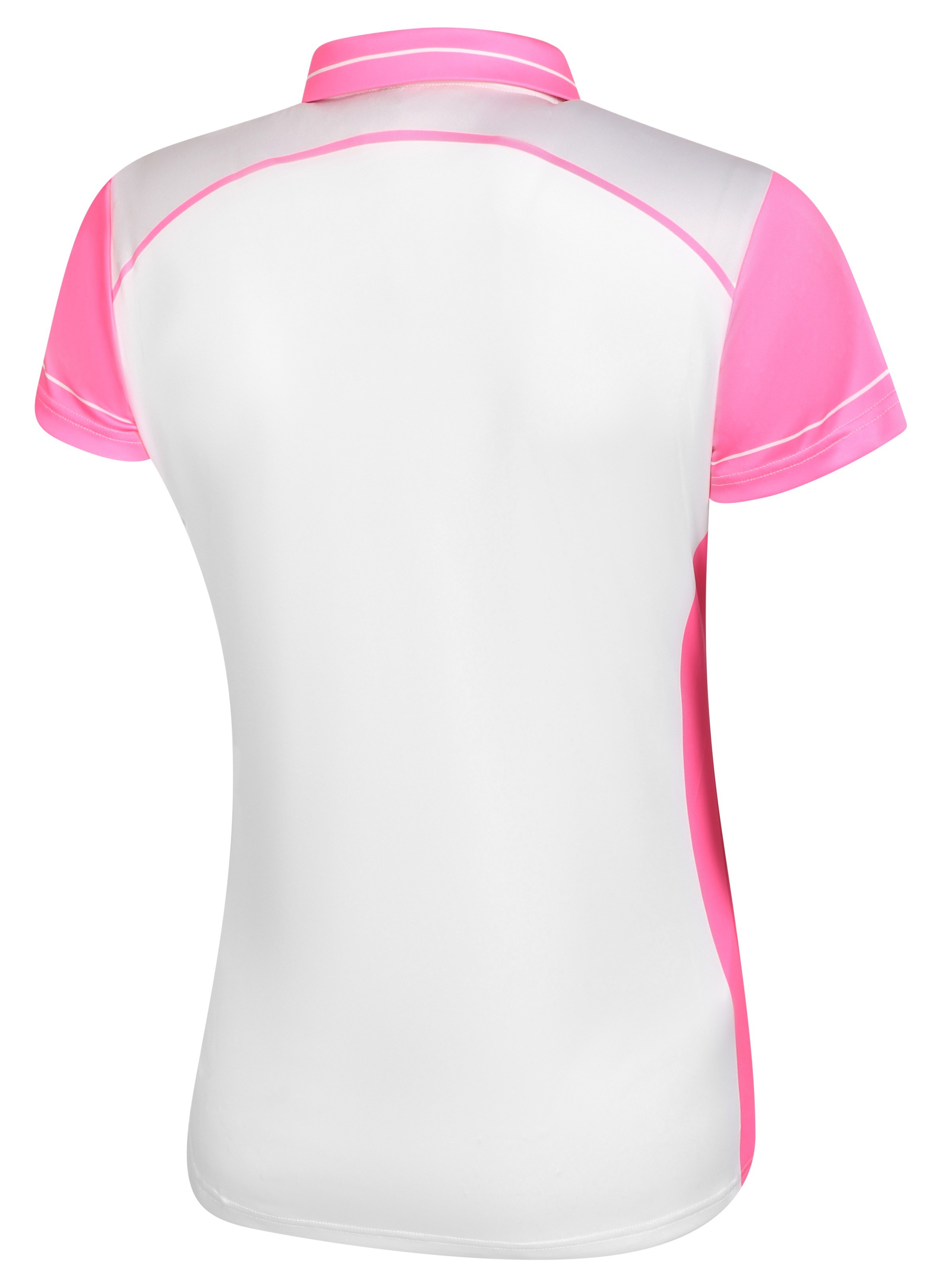 Fashion Sports Wear Accra Pink damskie polo, biało/różowe