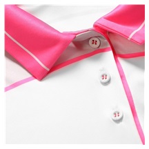 Fashion Sports Wear Accra Pink damskie polo, biało/różowe