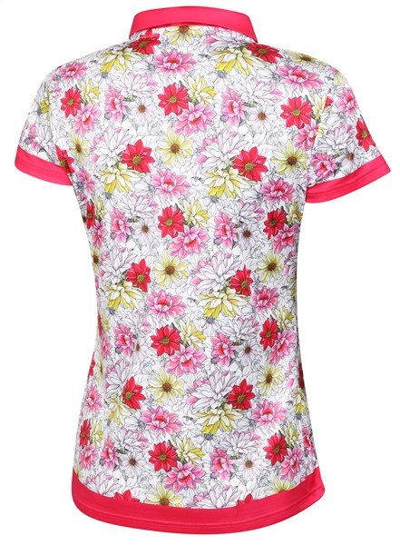 Fashion Sports Wear Luanda ladies polo, white/red