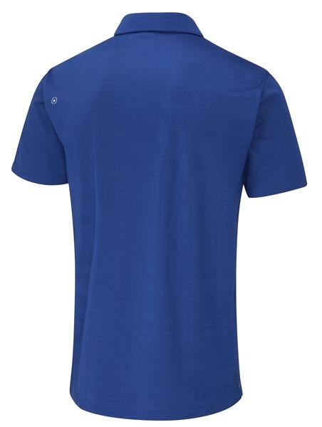 Ping Claude Camo Mesh męskie polo, inky