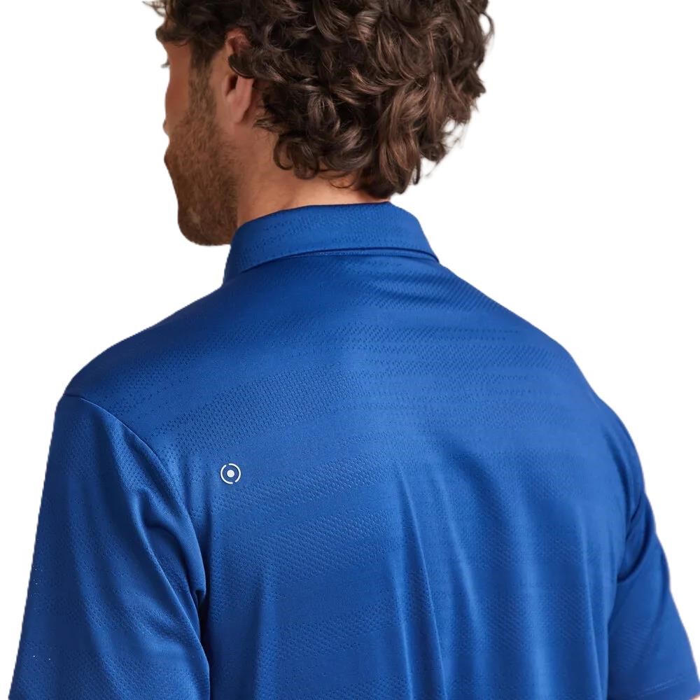 Ping Claude Camo Mesh męskie polo, inky