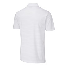 Ping Claude Camo Mesh męskie polo, białe