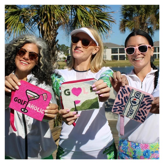Best of Golf America Golfaholic Beaddie torebka na kosztowności