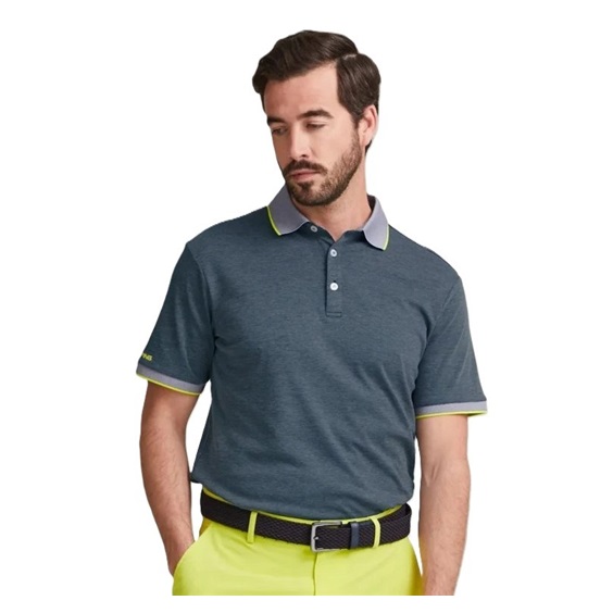 Ping Gideon męskie polo, light navy marl