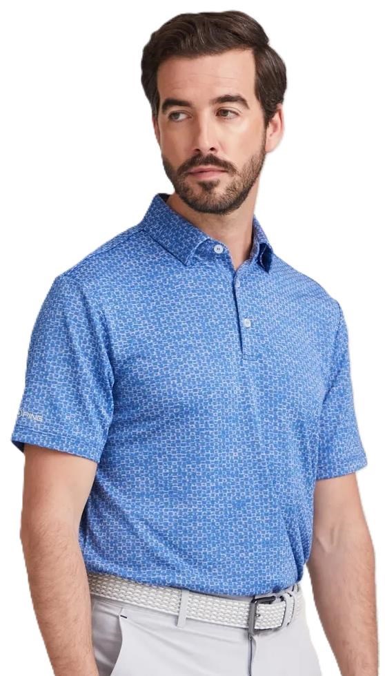 Ping Rafe męskie polo, bright cobalt