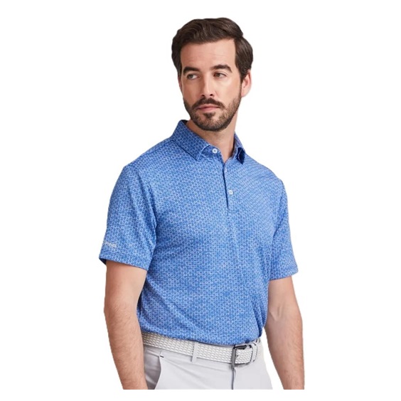Ping Rafe męskie polo, bright cobalt