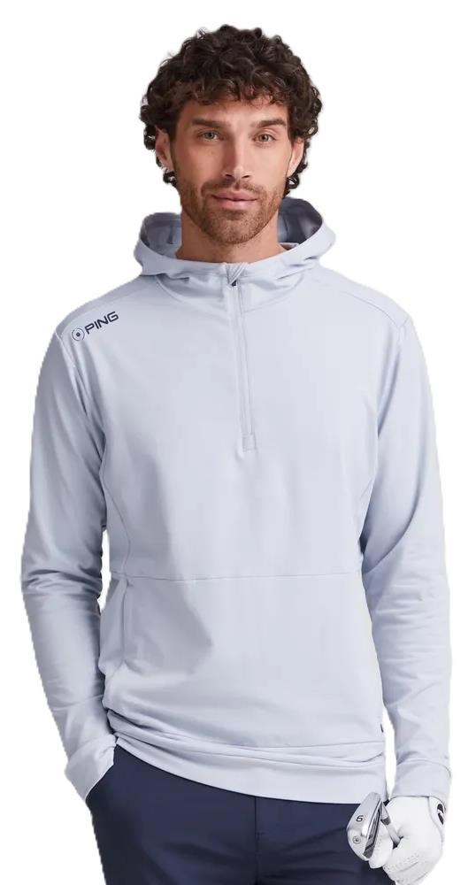 Ping Haldon Hooded Fleece męska bluza, pearl grey