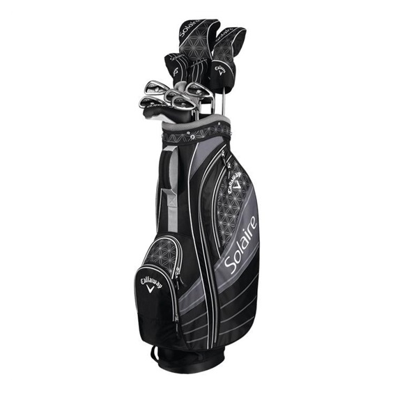 Callaway Solaire 11-piece Black damski zestaw golfowy