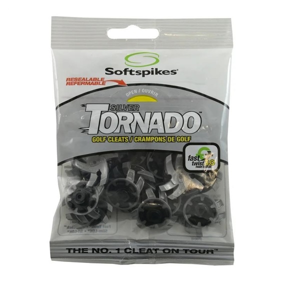 Softspikes Silver Tornado - Fast Twist 3.0 spikes (18szt.)