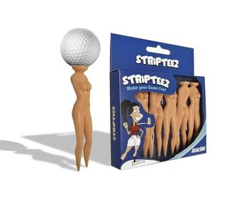 Longridge Strip Teez plastikowe tee nagie panie 76mm, 6szt.