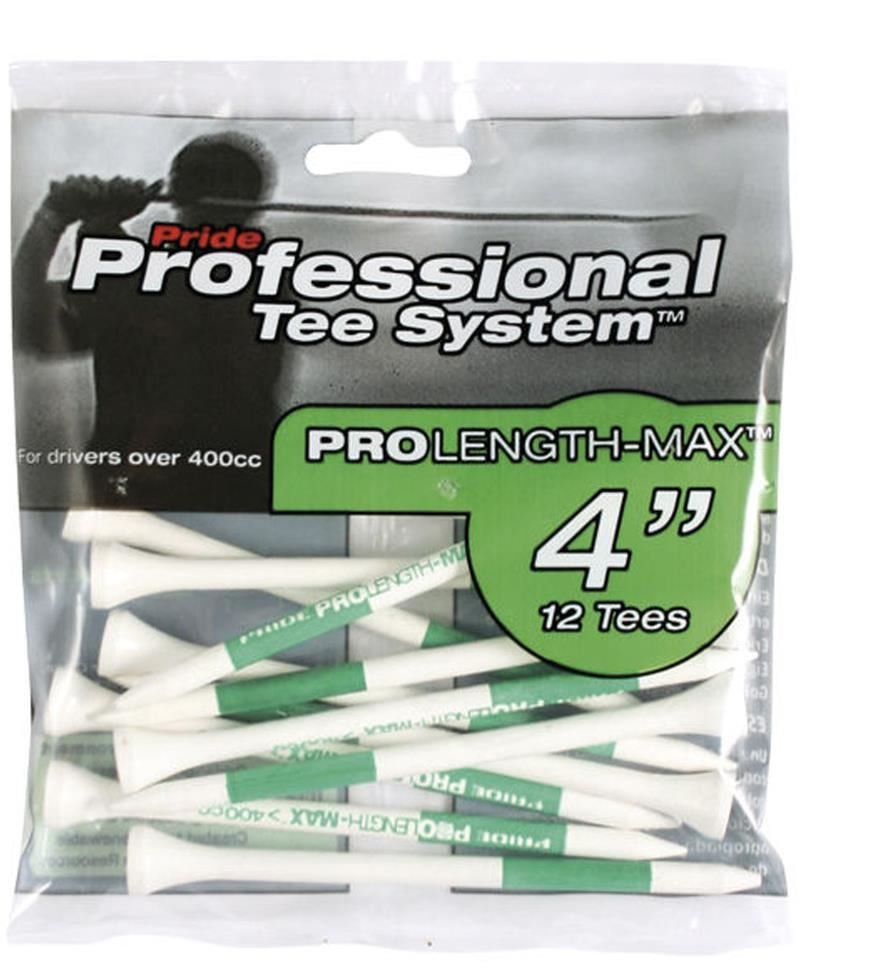 Pride Prolength Tees Green drewniana tee 101mm, 12szt.