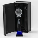 Longridge Crystal Golf Trophy 235mm
