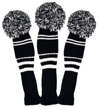Longridge Pom Pom driver headcover, czarny/biały
