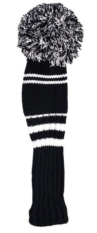 Longridge Pom Pom hybrid headcover, czarny/biały