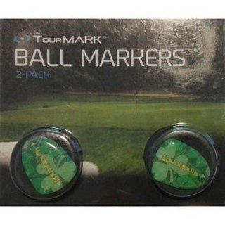 Loudmouth Loudmouth Ball Marker Jumbo Lucky (2pack) markovátka, czarna