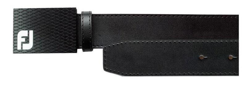 FootJoy Buckle Leather pasek męski, czarny