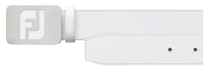 FootJoy Buckle Leather pasek męski, biały