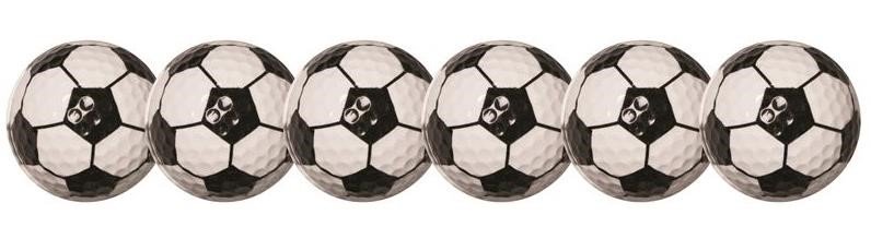 Longridge Football piłki golfowe, 6szt.