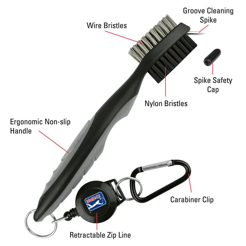 PGA Tour Golf Club Brush Set szczotka, szara