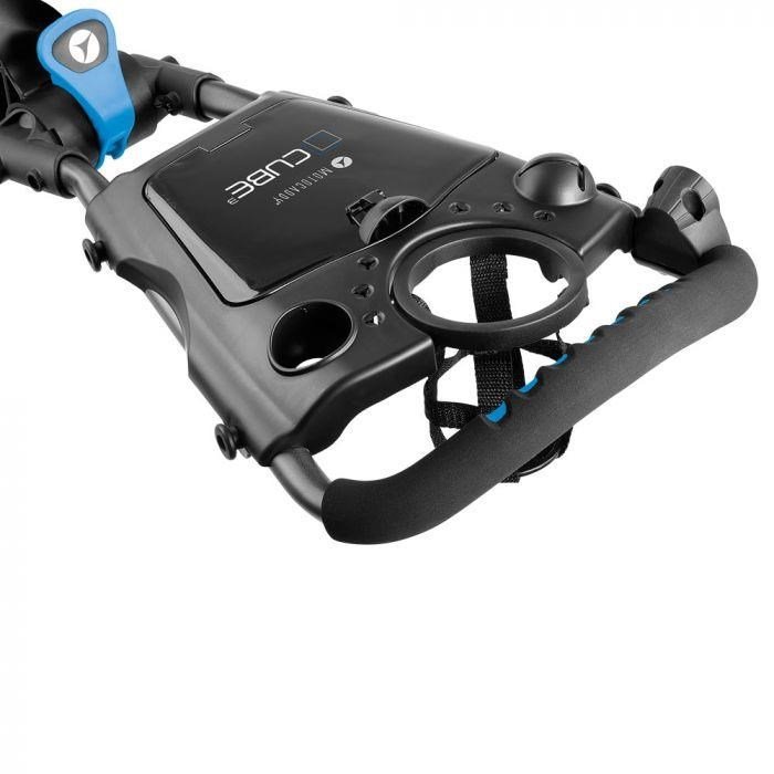 Motocaddy CUBE wózek golfowy, grafit/niebieski