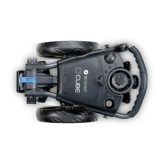 Motocaddy CUBE wózek golfowy, grafit/niebieski