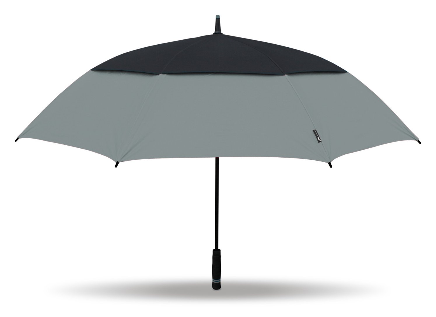 Masters Golf TourDri Colour Burst GR 64" UV parasol, storm grey/jet black