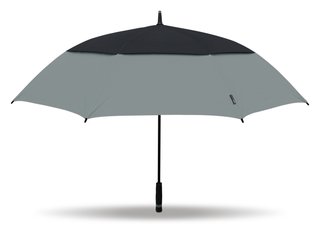 Masters Golf TourDri Colour Burst GR 64" UV parasol, storm grey/jet black