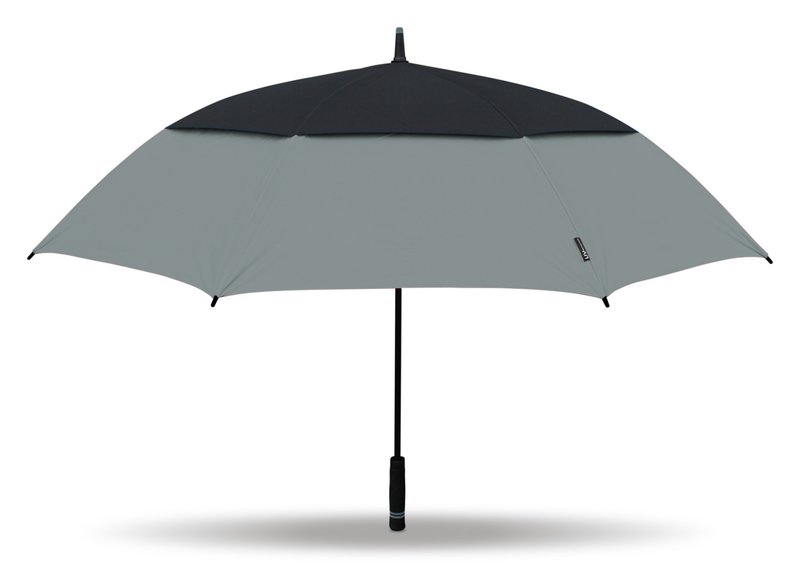Masters Golf TourDri Colour Burst GR 64" UV parasol, storm grey/jet black