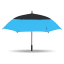 Masters Golf TourDri Colour Burst GR 64" UV parasol, niebieski/czarny