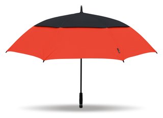 Masters Golf TourDri Colour Burst GR 64" UV parasol golfowy, poppy red/jet black