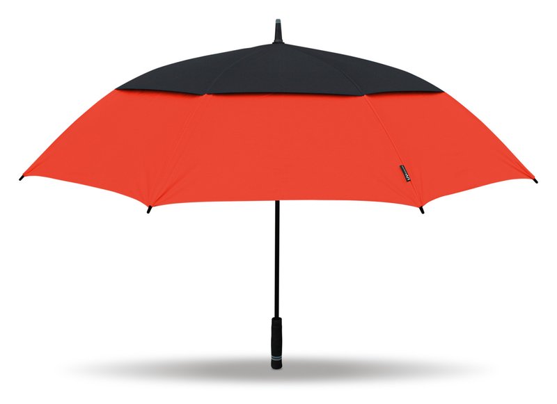 Masters Golf TourDri Colour Burst GR 64" UV parasol golfowy, poppy red/jet black