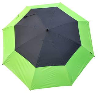 Masters Golf TourDri Colour Burst GR 64" UV parasol, lime punch/jet black