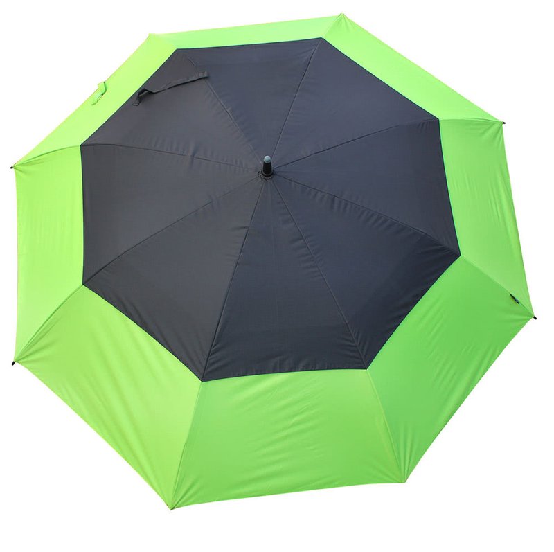 Masters Golf TourDri Colour Burst GR 64" UV parasol, lime punch/jet black