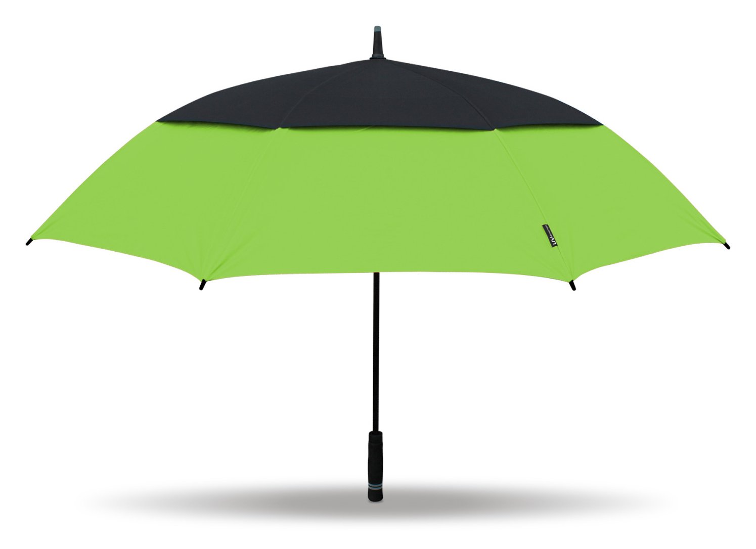 Masters Golf TourDri Colour Burst GR 64" UV parasol, lime punch/jet black