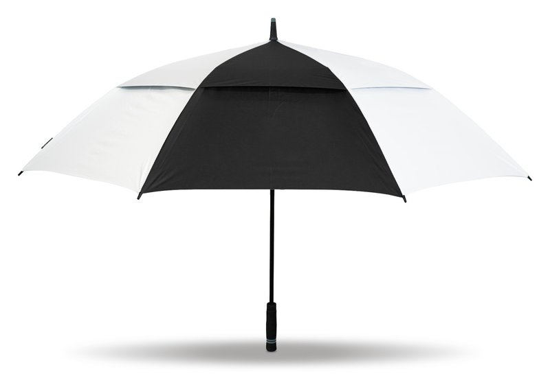 Masters Golf TourDri Classic GR 64" UV parasol, czarno/biały