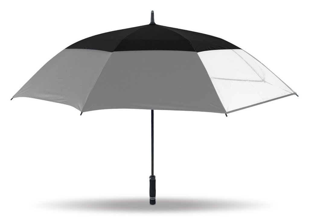 Masters Golf TourDri Classic GR 64" UV parasol, szary/czarny/przezroczysty