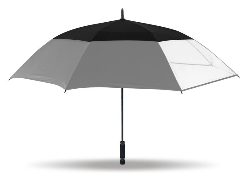 Masters Golf TourDri Classic GR 64" UV parasol, szary/czarny/przezroczysty