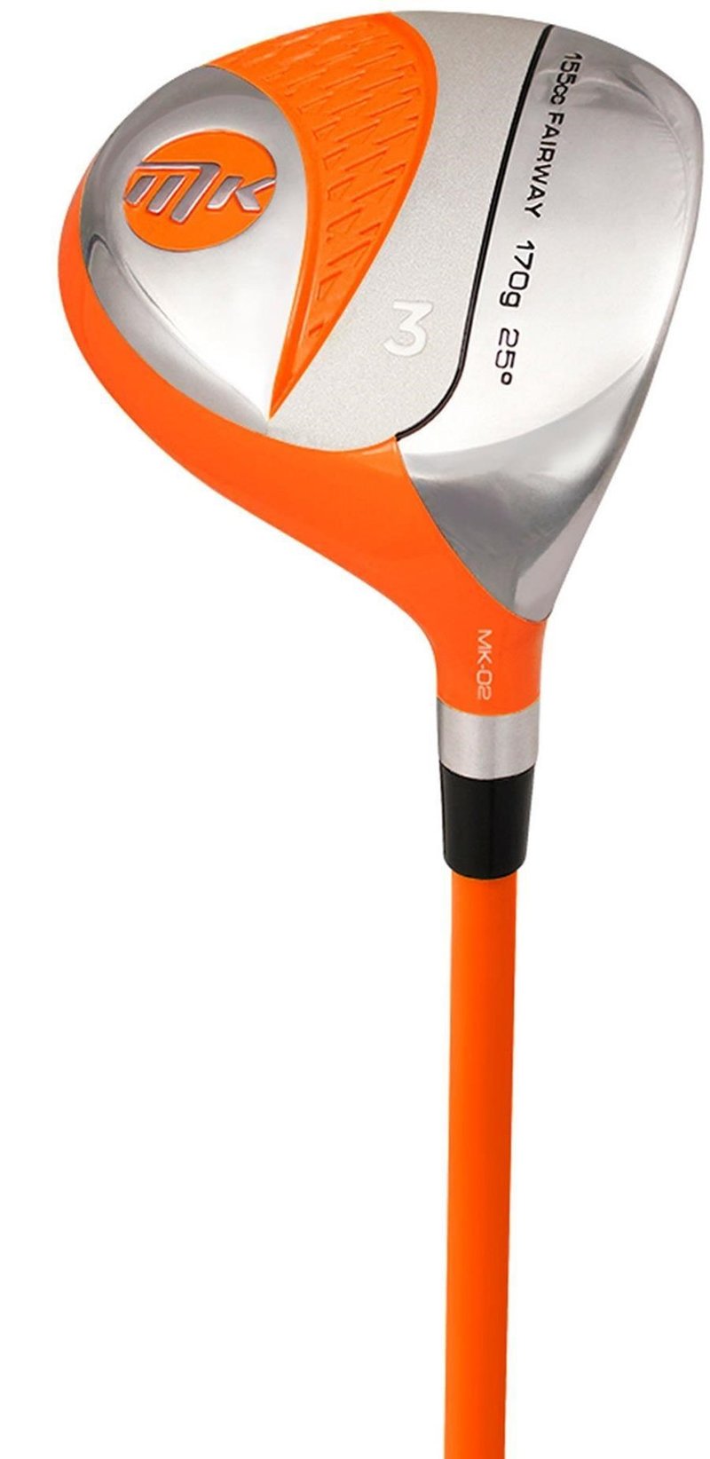 MKids Lite Junior 49" (125cm/6-8Y) juniorski zestaw golfowy, grafit, + stand bag, pomarańczowy